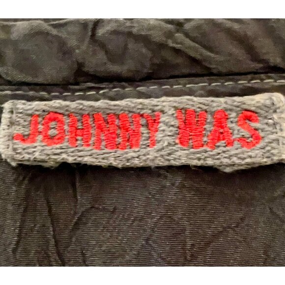 Johnny Was teal embroidered cupro tunic, V-Neck 3/4 Sleeves , Plus size 2/3X - Picture 4 of 6